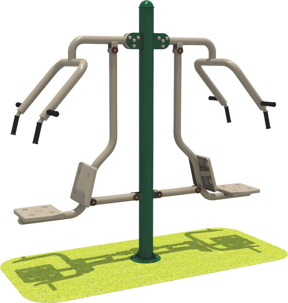 fun88·(乐天堂)官方运动健身器材 限位双人坐