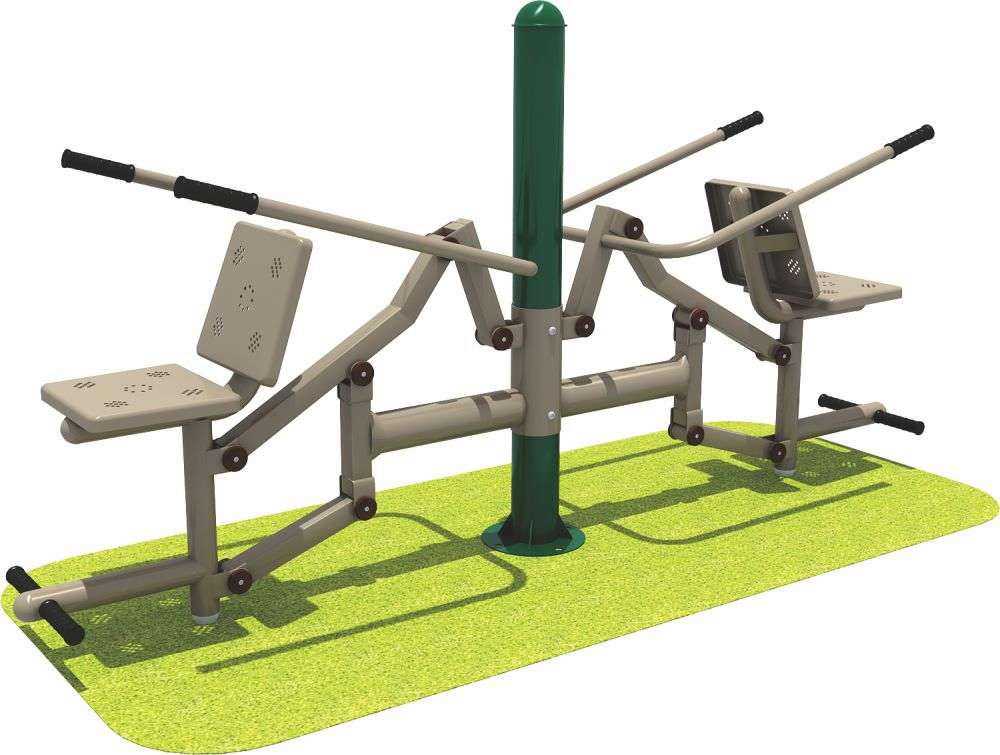 fun88·(乐天堂)官方运动健身器材 双人坐压器